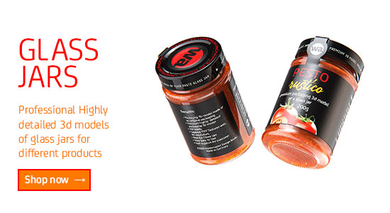 Glass Jars Packaging 3D models for Download