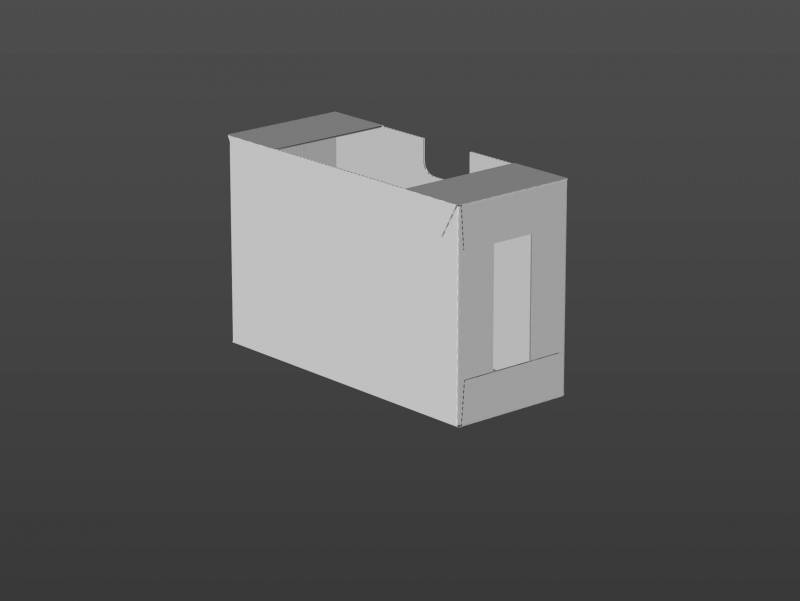 Premium multi-pack cardboard 3D model of 10x1000ml Elopak (Classic and Sense) carton packaging