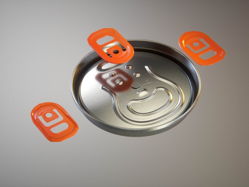 Premium packaging 3D Model of 4x330ml Sleek Soda Cans in Smooth Shrink Film Wrap