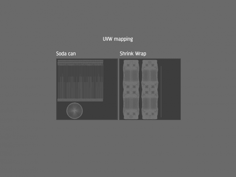 Premium packaging 3D Model of 4x568ml Standard Beer/Soda Cans in Shrink Film Wrap