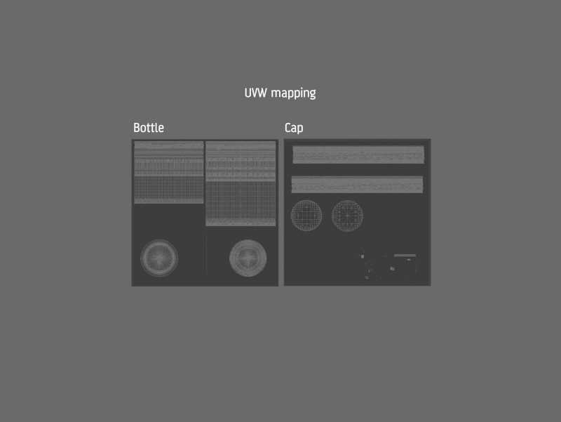 Alumi-tek (Alumitek) Aluminum Bottle packaging 3d model 12oz-355ml