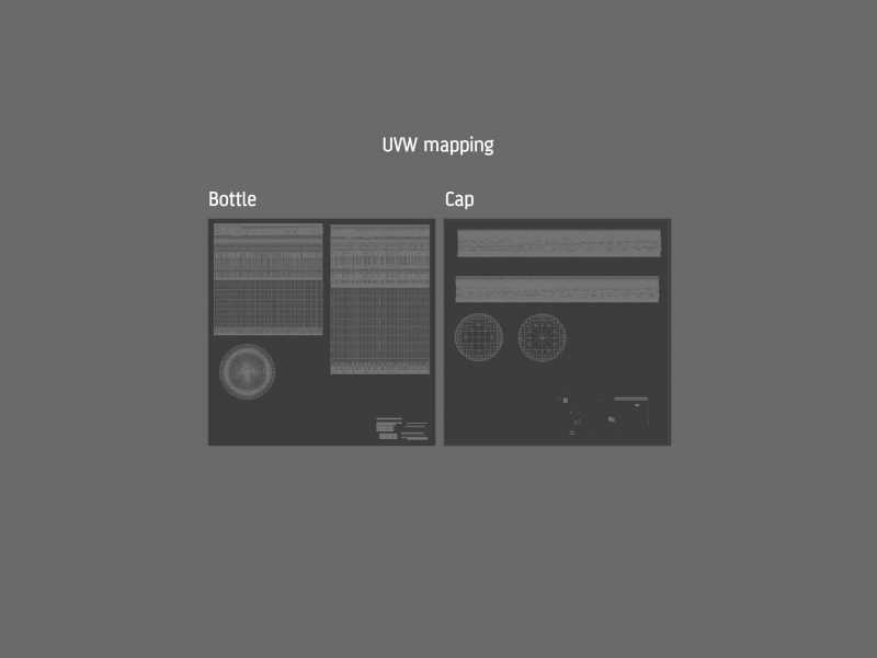 Alumi-tek (Alumitek) Aluminum Bottle packaging 3d model 16oz-473ml