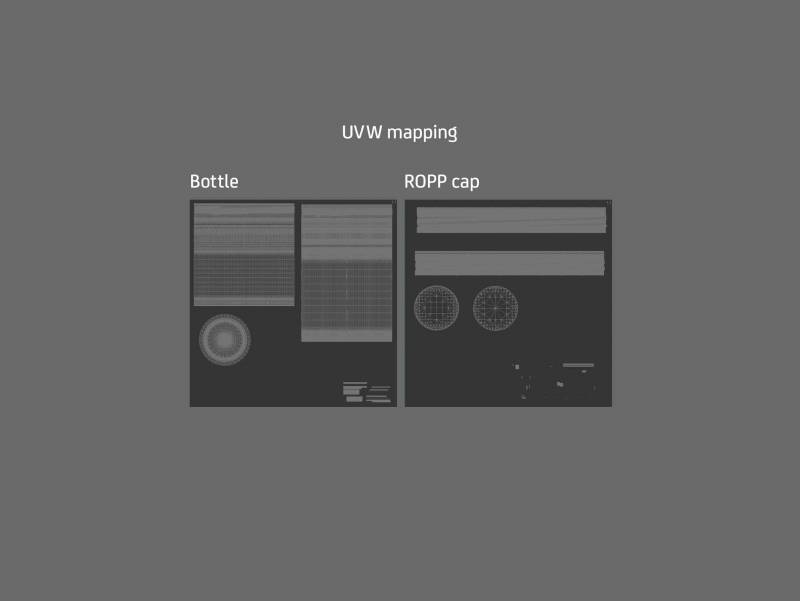 Premium Packaging 3D model of Alumi-tek Aluminum Bottle 473ml (16oz) with water droplets and a frost