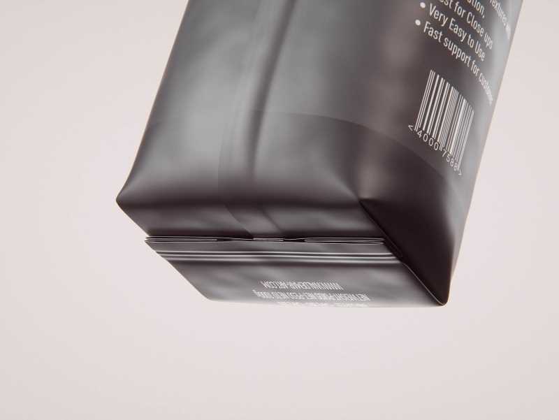 BIO Coffee Plastic Bag (1000gr) 1Kg packaging 3D model