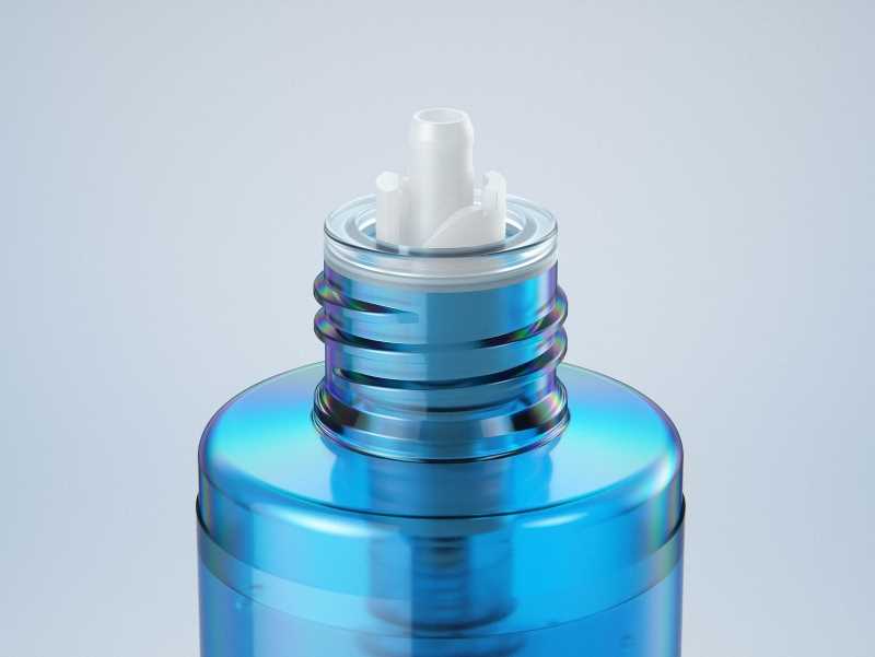 Cleansing Gel Plastic Bottle 200ml packaging 3D model