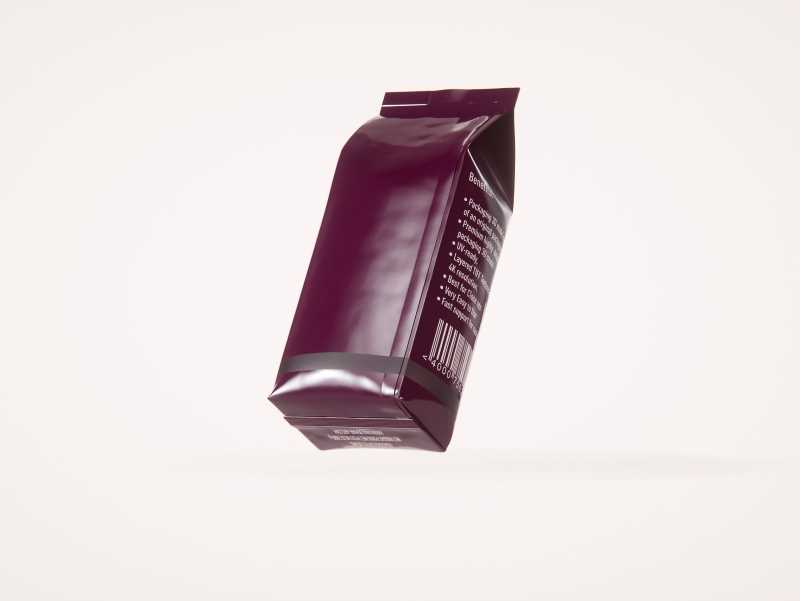 Plastic Coffee Bag 1000g (Tall) for Roasted Coffee packaging 3d model