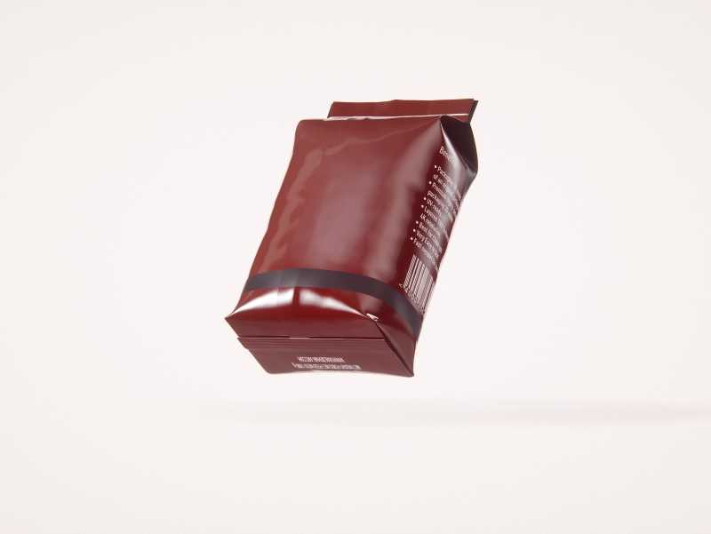 Plastic Coffee Bag 1000g (Wide) for Roasted Coffee packaging 3d model