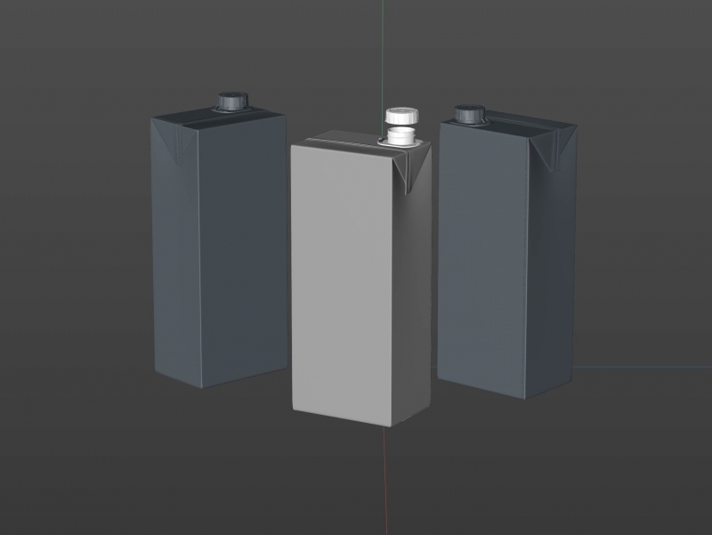 SIG CombiBloc Magnum 1500ml carton packaging 3d model with CombiSwift