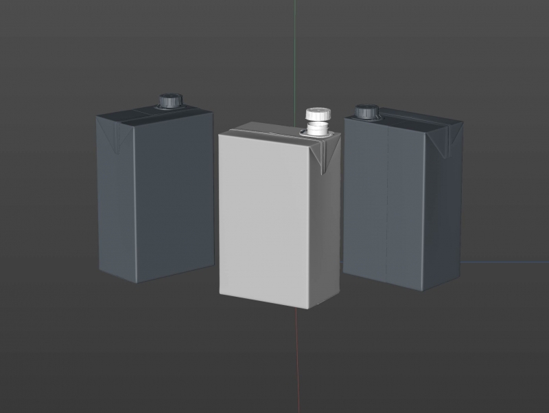 SIG CombiBloc Maxi 1500ml carton packaging 3d model with CombiSwift