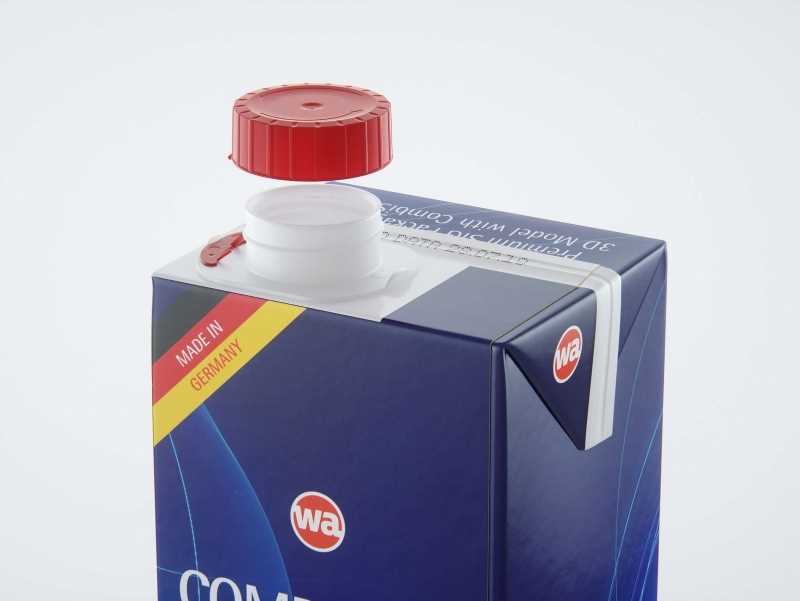 3D model of the SIG Combibloc Premium packaging 1000ml with combiSwift closure