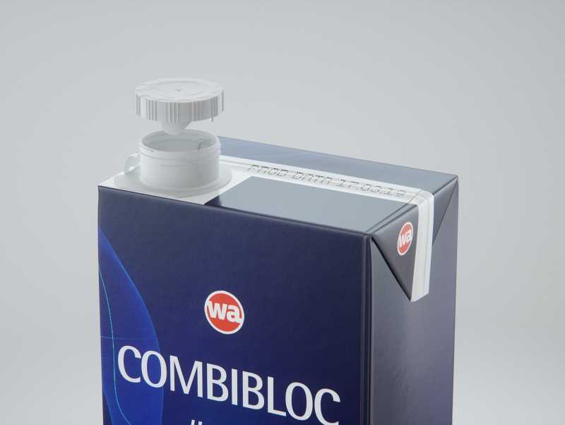 SIG Combibloc Slimline 1000ml with  tethered cap CombiCap Packaging 3D model
