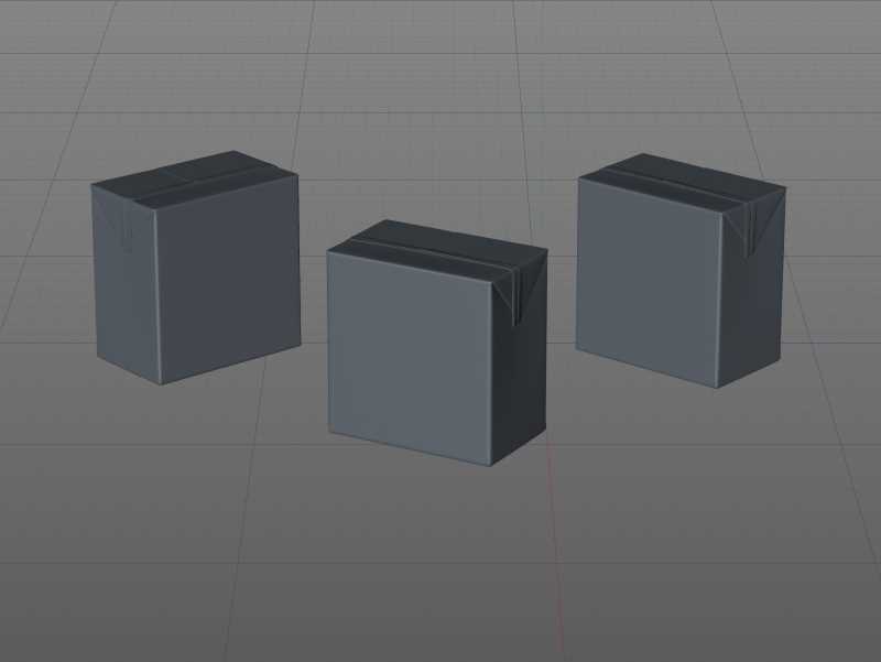 SIG CombiBloc Small 150ml with perforation and a straw hole packaging 3D model pak