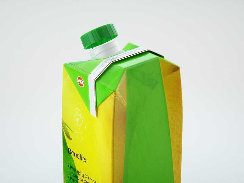 SIG Combifit Premium 750ml with Combi-Swift closer Packaging 3D model pak