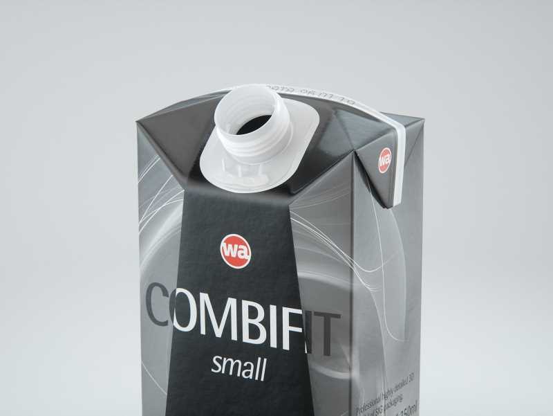 SIG combiFit Small 350ml with combiSmart closure packaging 3D model
