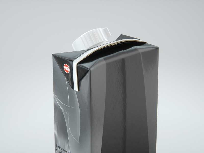 SIG combiFit Small 350ml with combiSmart closure packaging 3D model