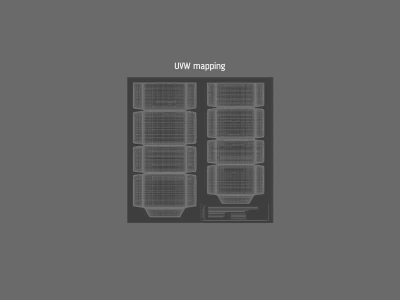 Premium Packaging 3D Model of corrugated cardboard box for 12x500ml Tetra Prizma Square or Prizma Edge