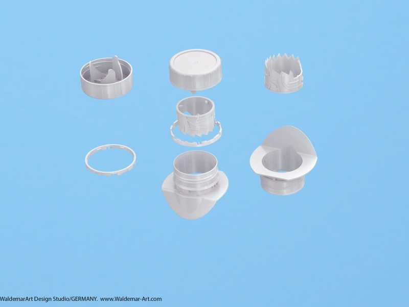 Tetra Pack Prisma Square 500ml with DreamCap packaging 3d model pak