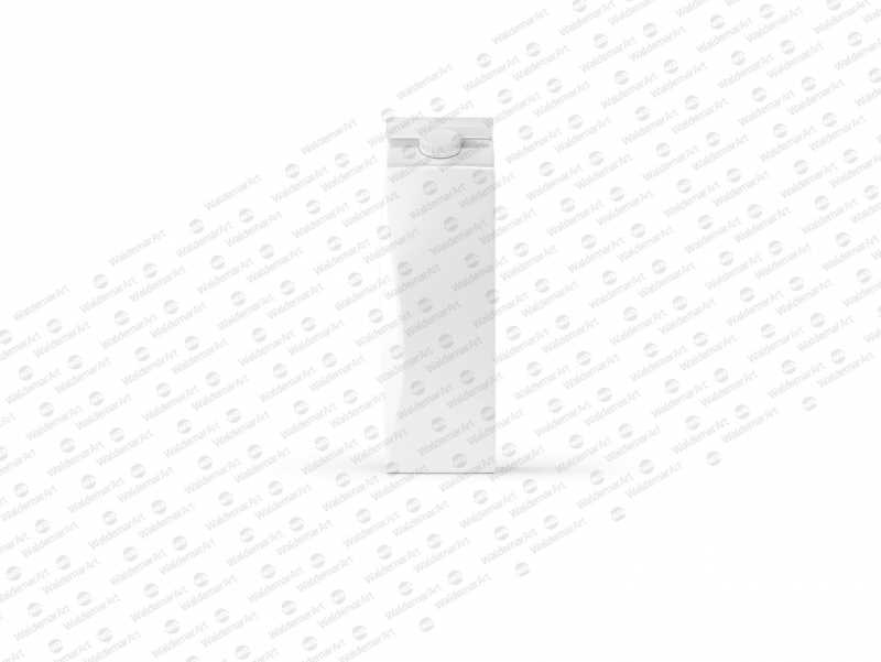 Packaging Mockup of Elopak Pure-Pak Classic-Curve 1000ml - Front view