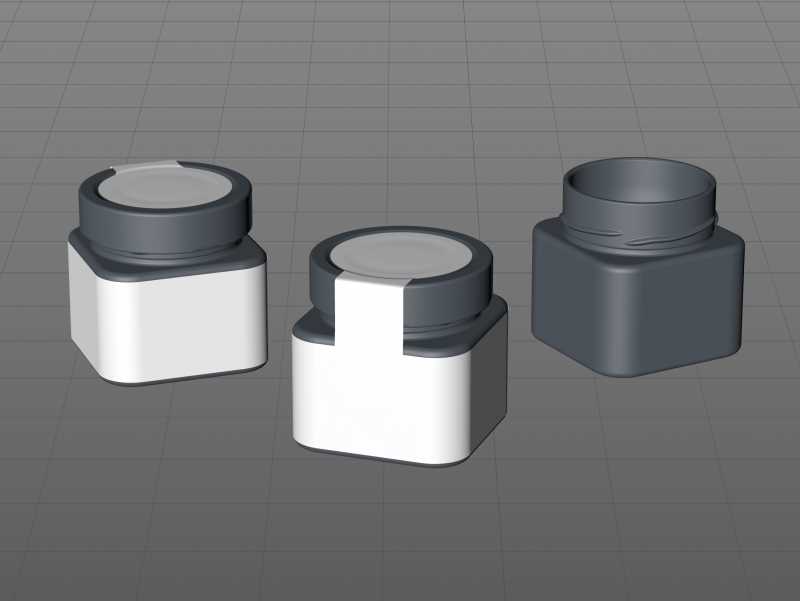 Eucalyptus Honey Glass Jar 275g packaging 3d model