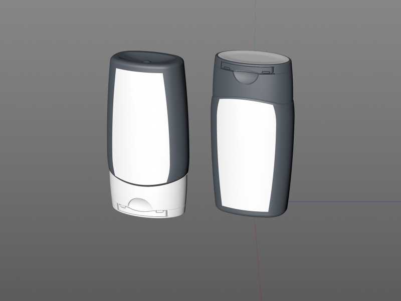 Flower Honey Plastic Pack 180ml-250g Packaging 3D model