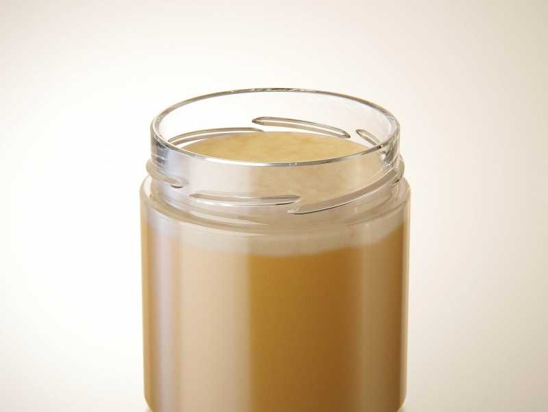 Wild Flower Honey Glass Jar 500g packaging 3d model