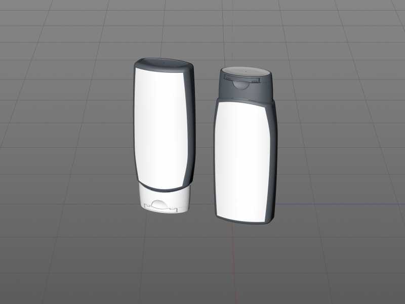 Flower Honey Plastic Pack 500g Packaging 3D model