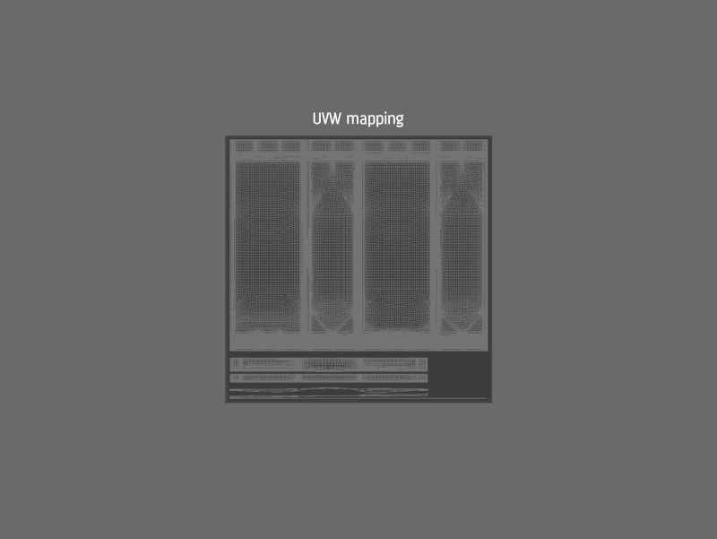 Ground Coffee Bag 200g packaging 3d model