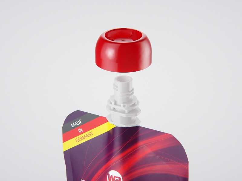 Gualapack Pouch 200g packaging 3d model with babyCap