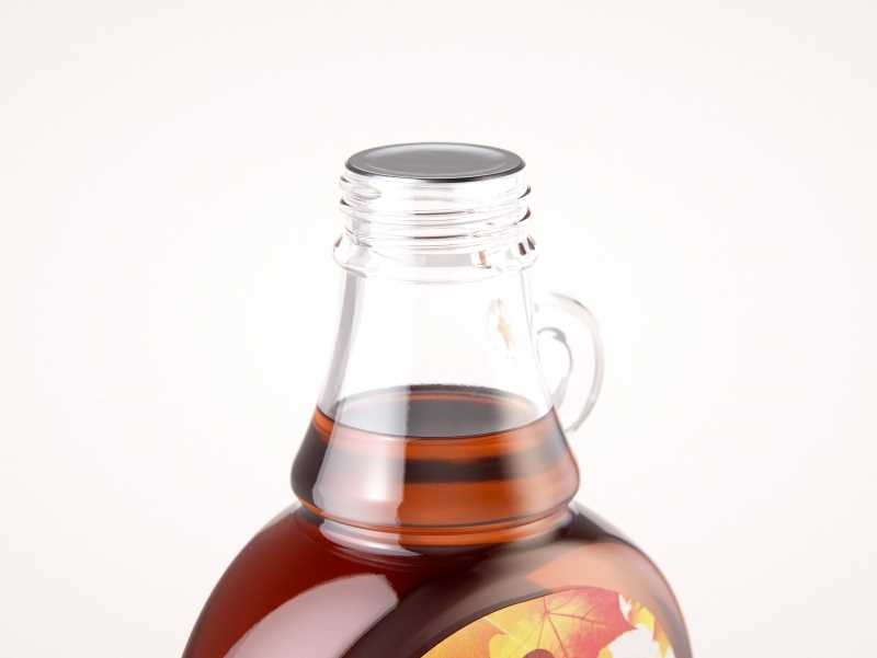 Maple Syrup Glass bottle 250ml 3D model pack (clear glass)