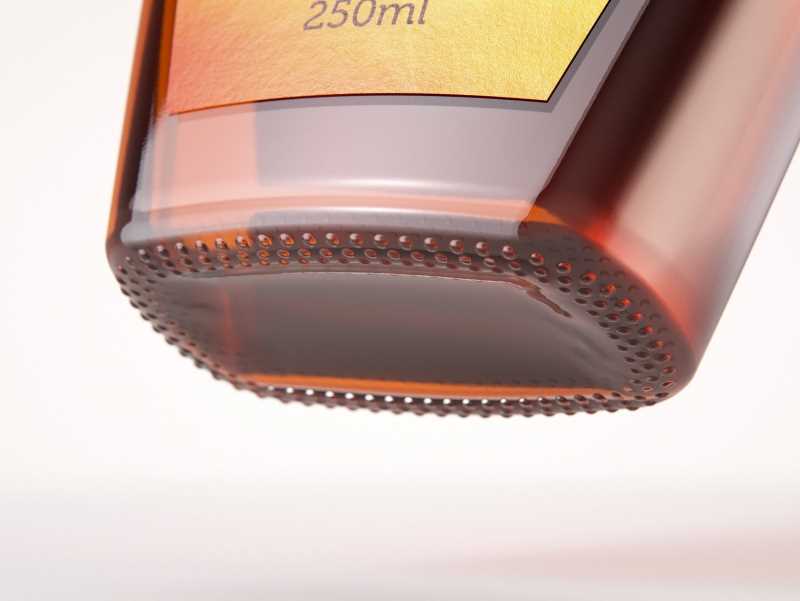 Maple Syrup Glass bottle 250ml 3D model pack (clear glass)