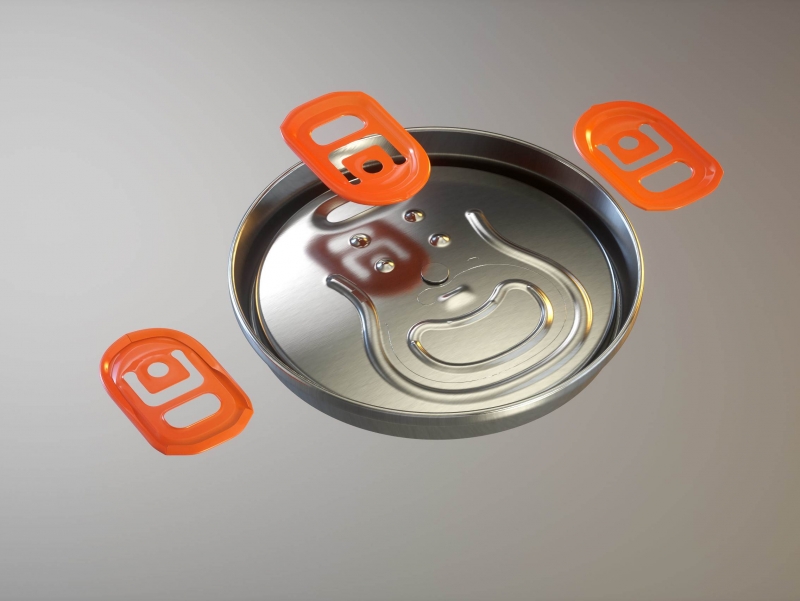 Ball/Rexam Soda Metal Sleek Can 330ml Premium 3D model pack