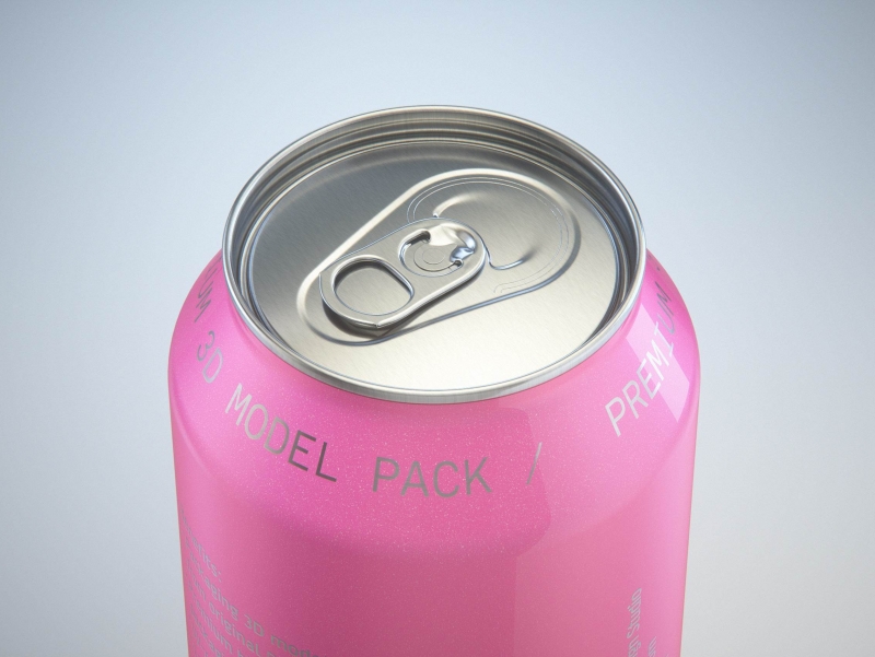 Ball/Rexam Metal XXL Size Can 900ml Premium packaging 3D model pack