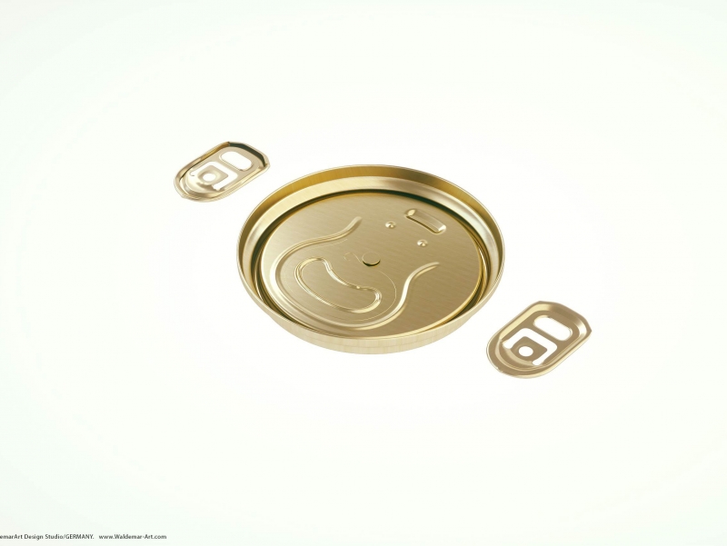 Ball/Rexam Metal Standard Beer/Soda Can 568ml 3D model