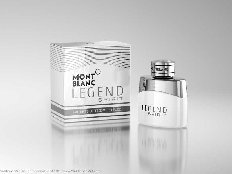 MontBlanc Legend Spirit 3D scene (Octane) and packaging model pack