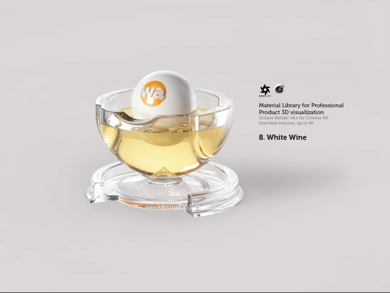 Octane 4+  for Cinema 4D (compatible with version 2024) Materials Pack 2 - Liquids and Food [27 items] (Jam, Butter, Milk, Yoghurt, Pesto, Honey, Beer, Wine etc)