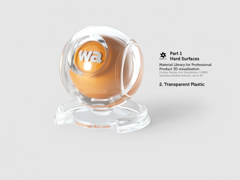 Octane 4+ Standalone Materials Pack 1 - Hard Surfaces [27 items] (Glass, Plastic, Metal, Paper, Cork, PET etc)