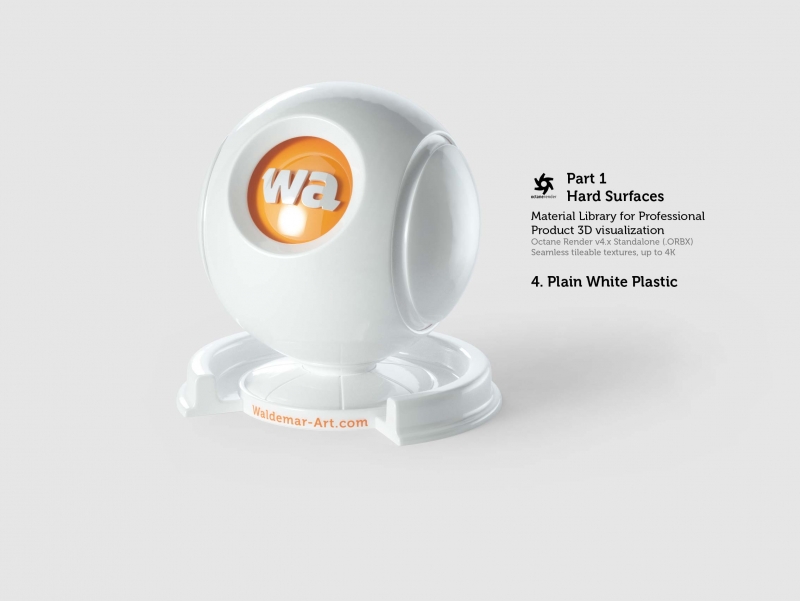 Octane 4+ Standalone Materials Pack 1 - Hard Surfaces [27 items] (Glass, Plastic, Metal, Paper, Cork, PET etc)