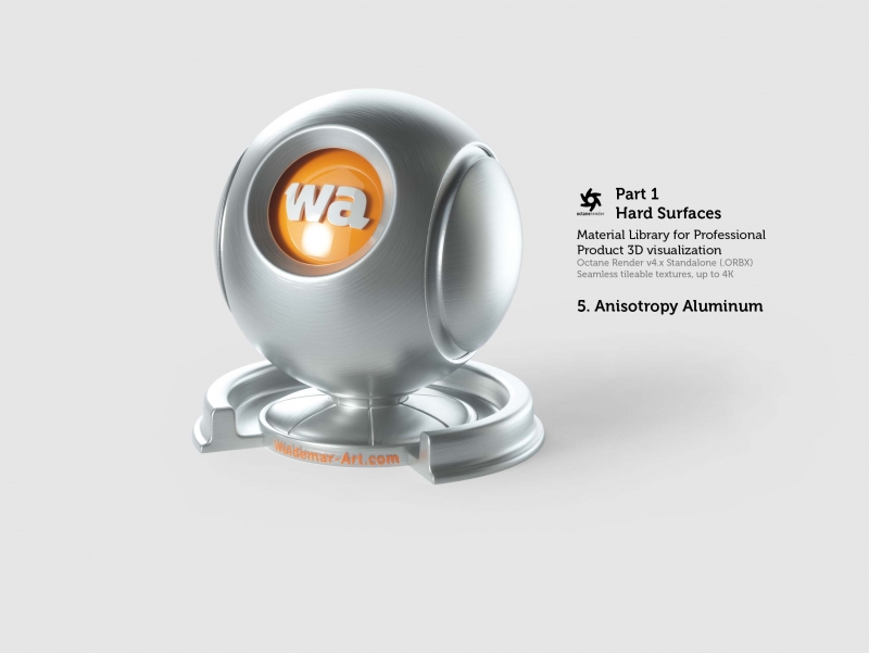 Octane 4+ Standalone Materials Pack 1 - Hard Surfaces [27 items] (Glass, Plastic, Metal, Paper, Cork, PET etc)