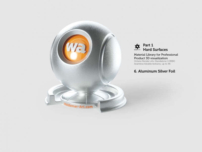 Octane 4+ Standalone Materials Pack 1 - Hard Surfaces [27 items] (Glass, Plastic, Metal, Paper, Cork, PET etc)