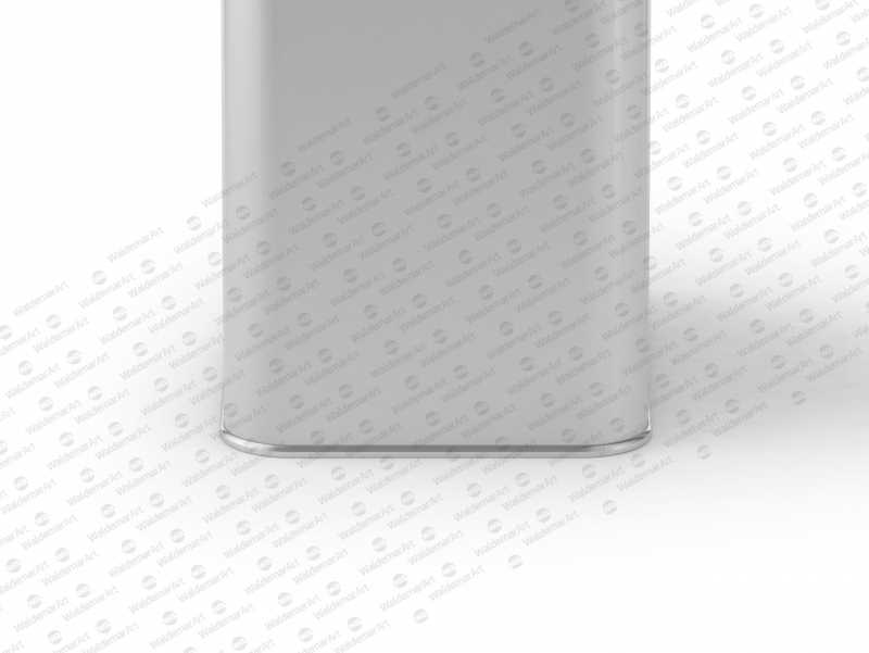 Packaging Mockup of an Olive Oil Metal Can 3Le Side View