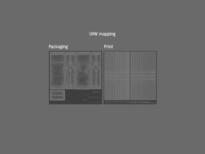 Paper Coffee Bag 1000g with stitches packaging 3D model