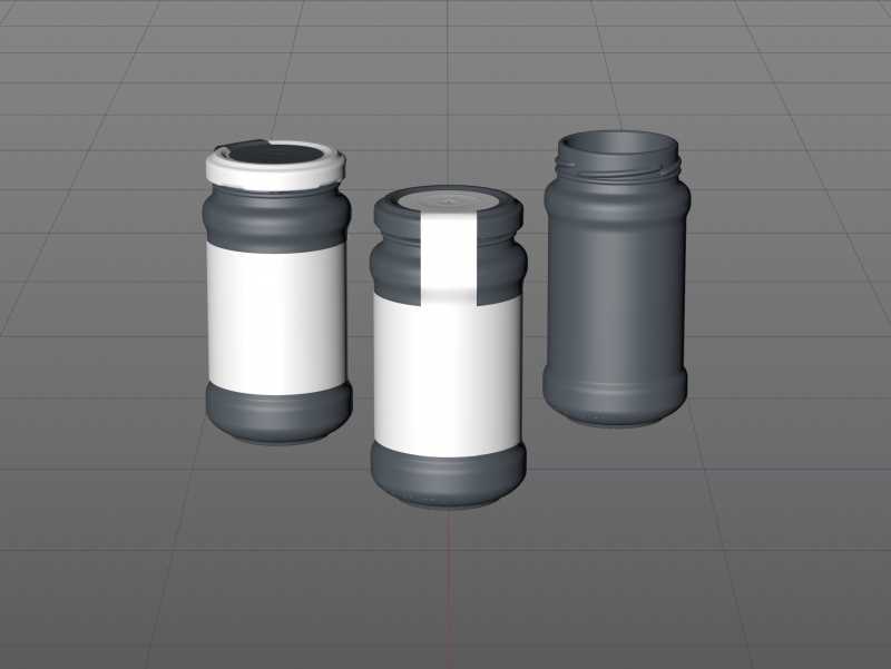 Pesto alla genovese 190g glass jar packaging 3d model