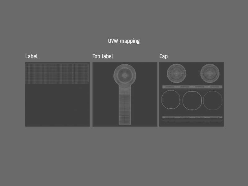 Pesto alla genovese 190g glass jar packaging 3d model