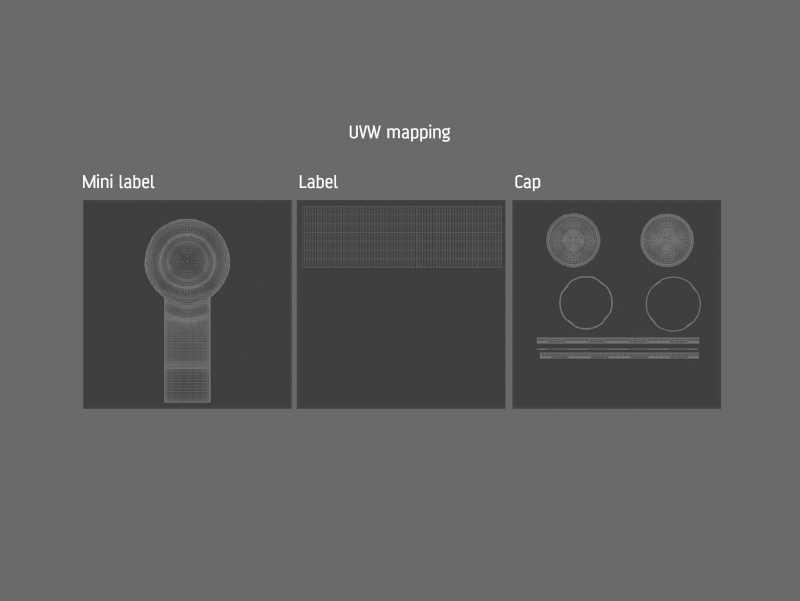 Pesto Calabrese glass jar 180g packaging 3d model