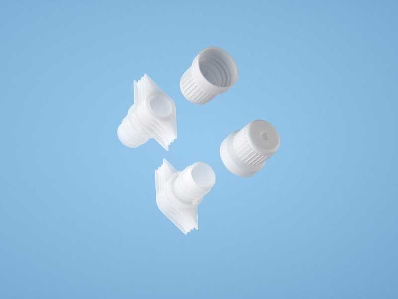 Plastic Stand-Up Pouch 500ml for hand wash packaging 3D model