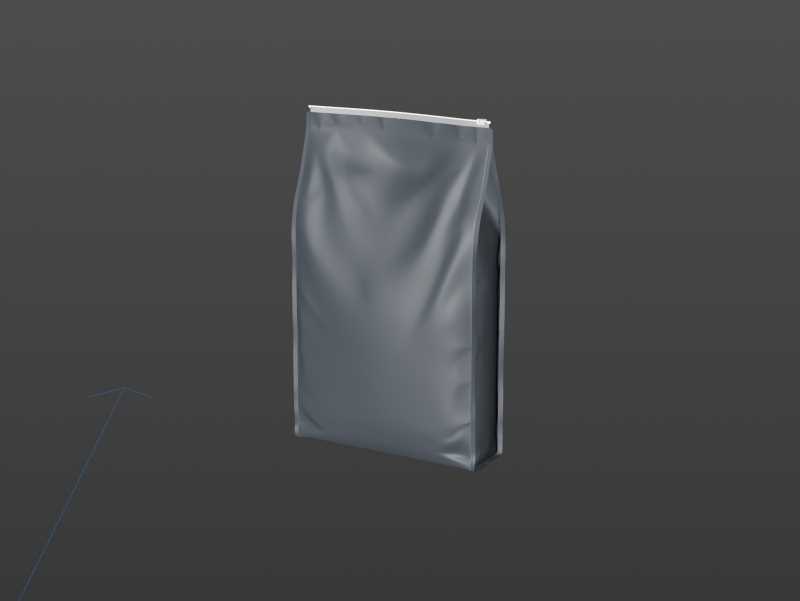 Plastic Sack for Pet Food 10Kg  packaging 3D model