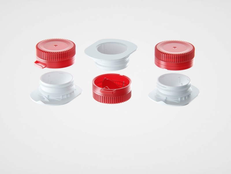 Sig PremiumBloc 1000ml carton packaging with a tethered cap SwiftCap premium 3D model