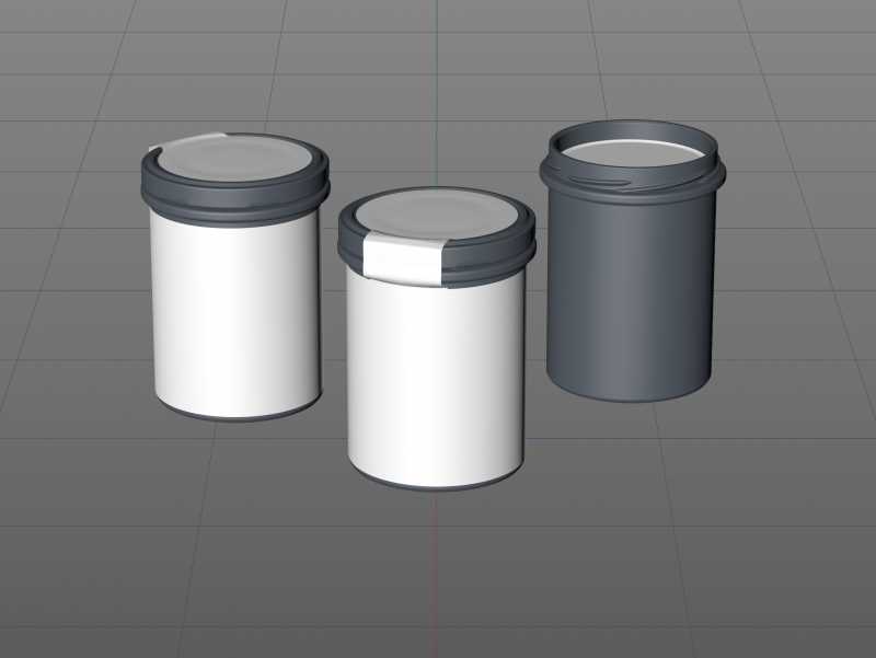 Ragout Fin 380g glass jar packaging 3d model