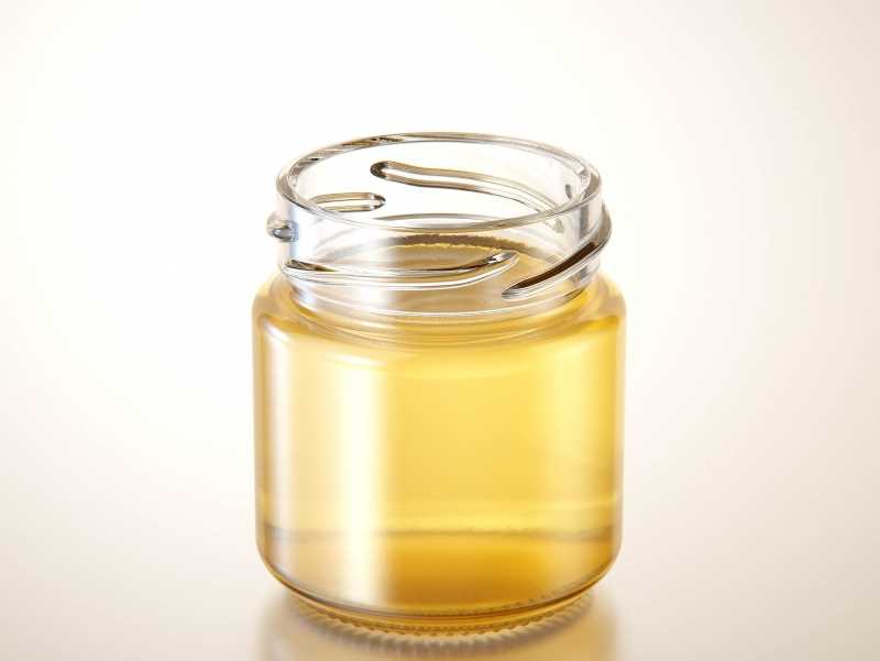 Set of x3 Acacia Honey Glass Jar 50g packaging 3d model