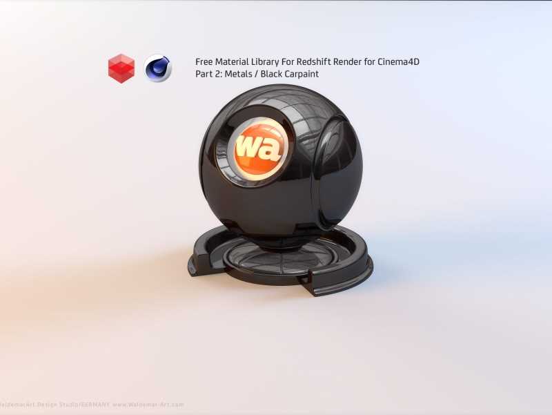 Free Redshift Material Pack/Library for Cinema 4D - Part 2 - Metals